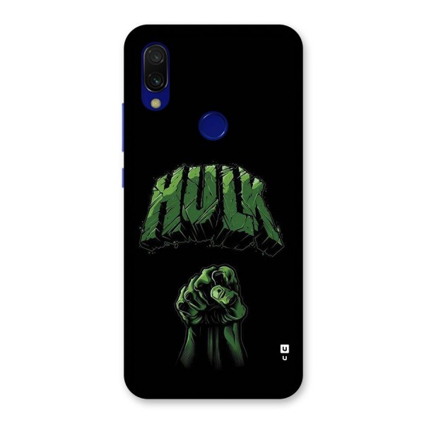 Green Punch Back Case for Redmi 7