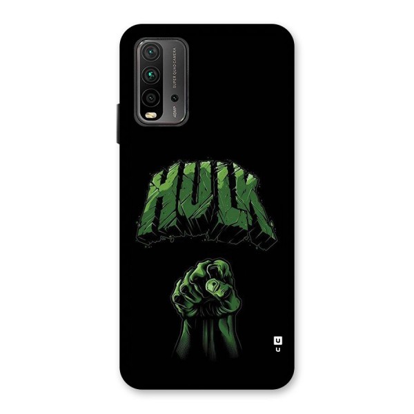 Green Punch Back Case for Redmi 9 Power