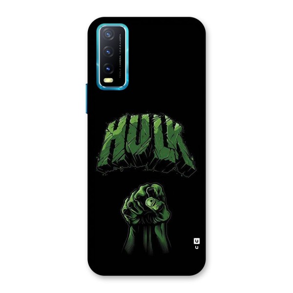 Green Punch Back Case for Vivo Y20i