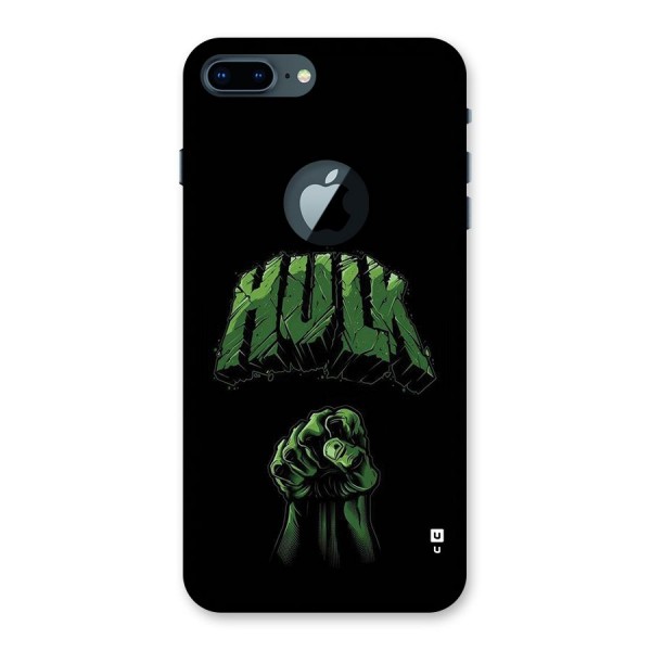 Green Punch Back Case for iPhone 7 Plus Logo Cut