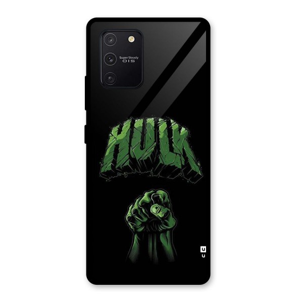 Green Punch Glass Back Case for Galaxy S10 Lite