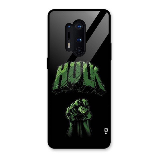 Green Punch Glass Back Case for OnePlus 8 Pro