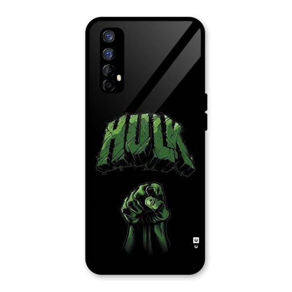 Green Punch Glass Back Case for Realme Narzo 20 Pro