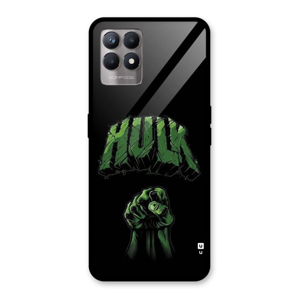 Green Punch Glass Back Case for Realme Narzo 50