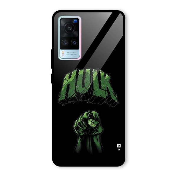 Green Punch Glass Back Case for Vivo X60