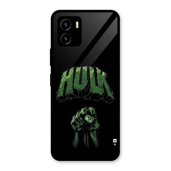 Green Punch Glass Back Case for Vivo Y15s