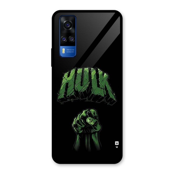 Green Punch Glass Back Case for Vivo Y51A