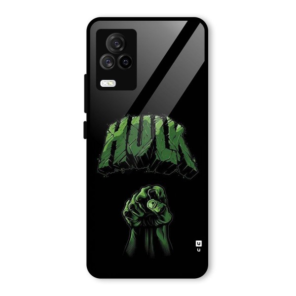 Green Punch Glass Back Case for Vivo iQOO 7 Legend 5G