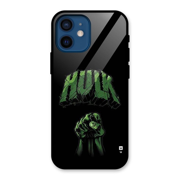 Green Punch Glass Back Case for iPhone 12 Mini