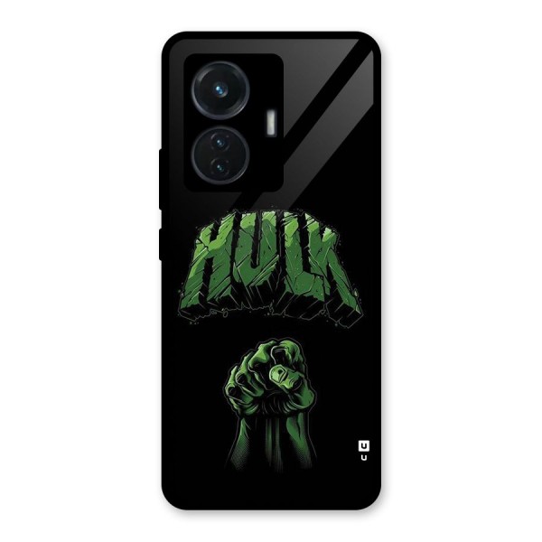 Green Punch Glass Back Case for iQOO Z6 44W