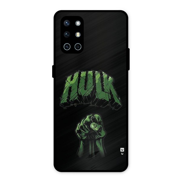 Green Punch Metal Back Case for OnePlus 9R