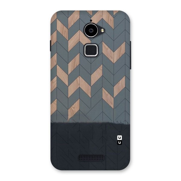 Greyish Wood Design Back Case for Coolpad Note 3 Lite