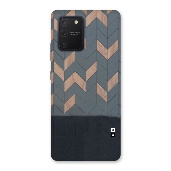 Greyish Wood Design Back Case for Galaxy S10 Lite