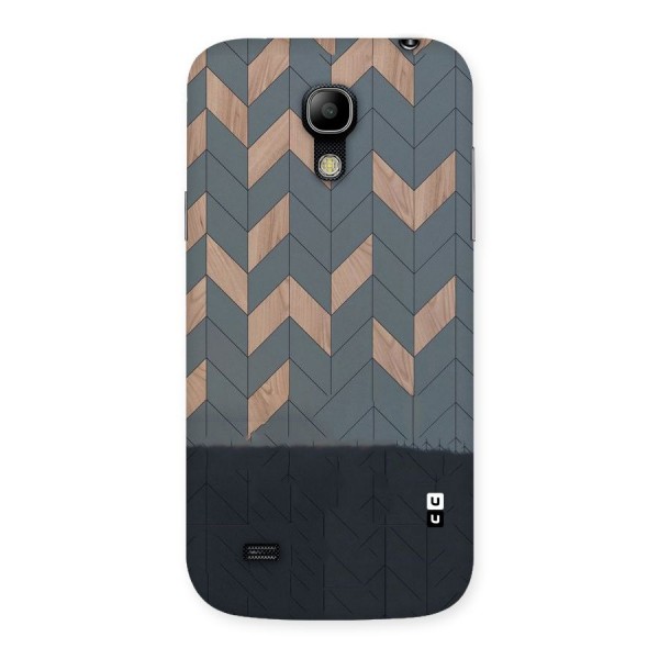 Greyish Wood Design Back Case for Galaxy S4 Mini