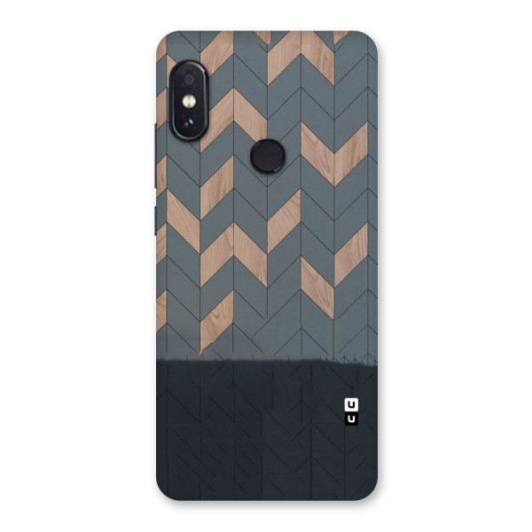 Greyish Wood Design Back Case for Redmi Note 5 Pro