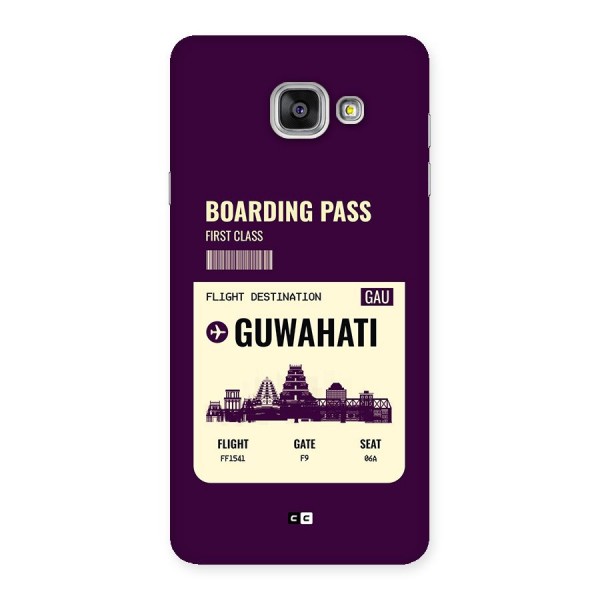 Guwahati Boarding Pass Back Case for Galaxy A7 (2016)