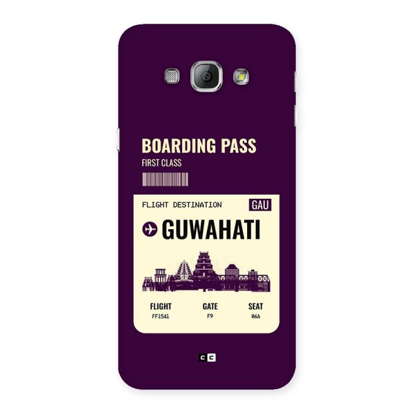 Guwahati Boarding Pass Back Case for Galaxy A8