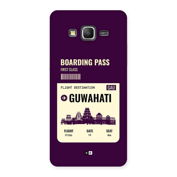 Guwahati Boarding Pass Back Case for Galaxy Grand Prime