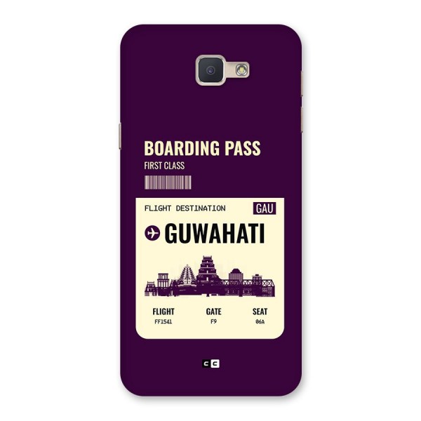 Guwahati Boarding Pass Back Case for Galaxy J5 Prime