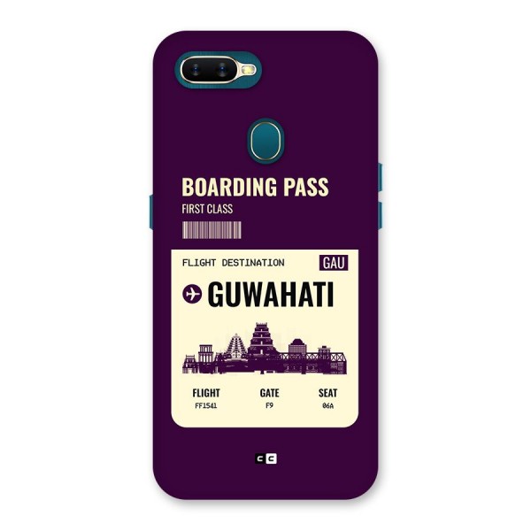 Guwahati Boarding Pass Back Case for Oppo A11k