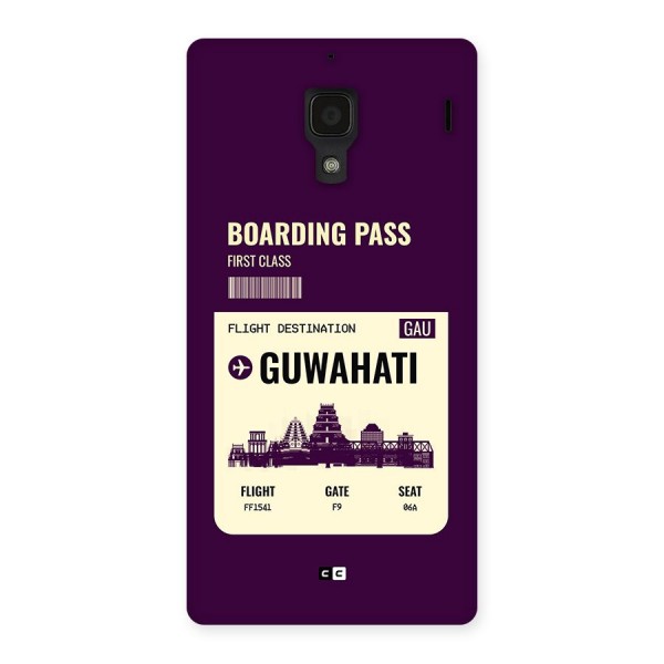 Guwahati Boarding Pass Back Case for Redmi 1s
