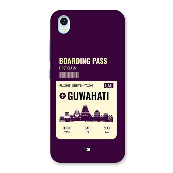 Guwahati Boarding Pass Back Case for Vivo Y1s