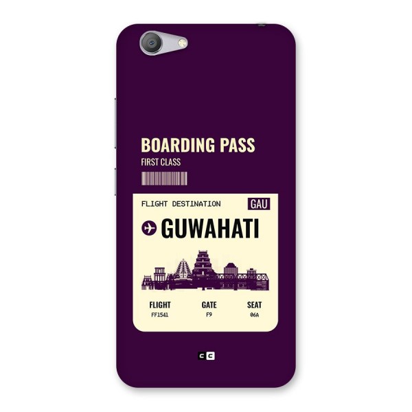Guwahati Boarding Pass Back Case for Vivo Y53