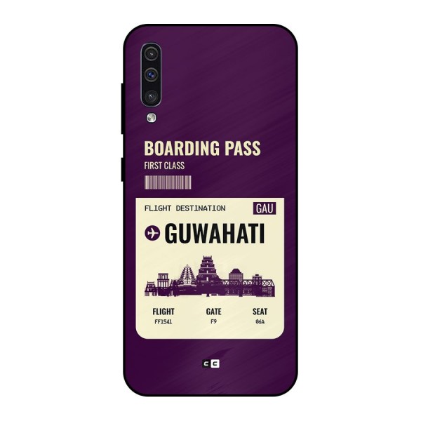 Guwahati Boarding Pass Metal Back Case for Galaxy A30s