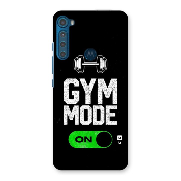 Gym Mode On Back Case for Motorola One Fusion Plus
