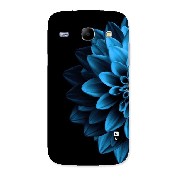 Half Blue Flower Back Case for Galaxy Core