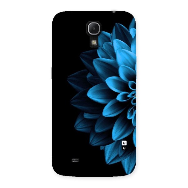 Half Blue Flower Back Case for Galaxy Mega 6.3