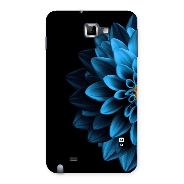 Half Blue Flower Back Case for Galaxy Note