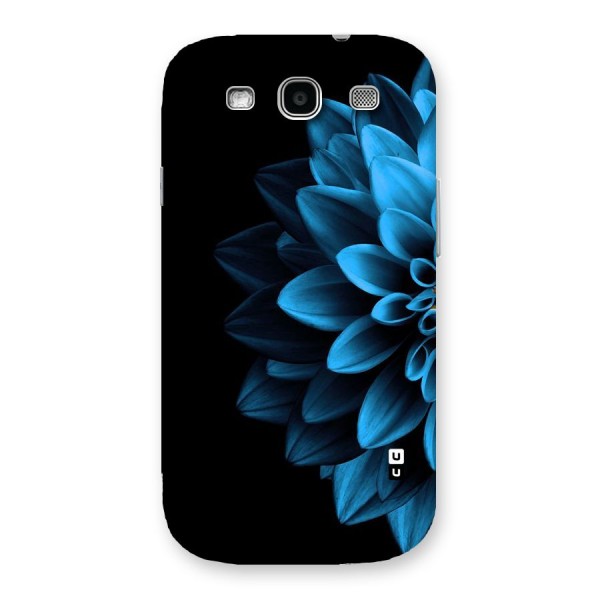 Half Blue Flower Back Case for Galaxy S3