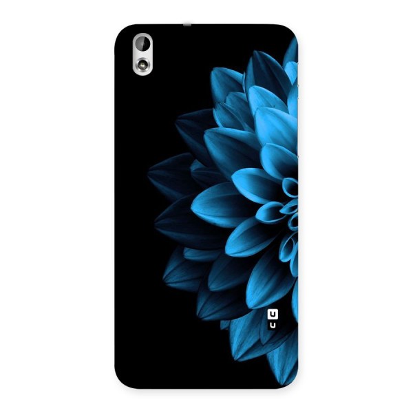 Half Blue Flower Back Case for HTC Desire 816s