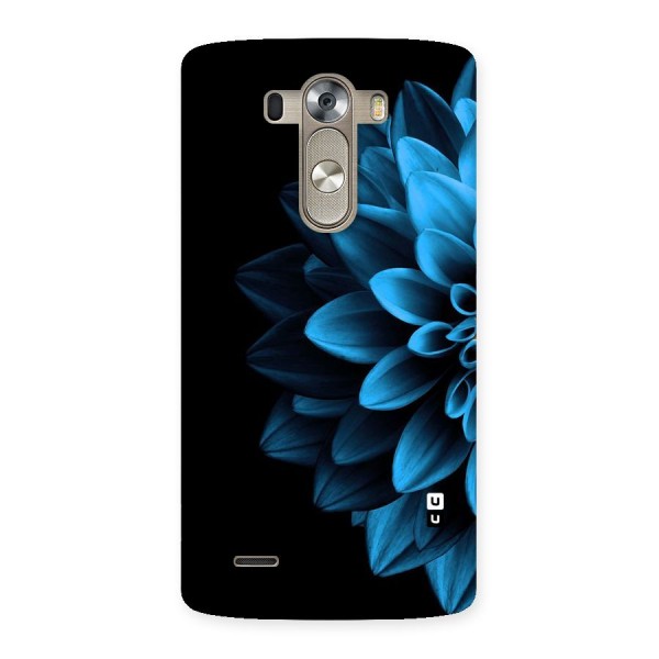 Half Blue Flower Back Case for LG G3