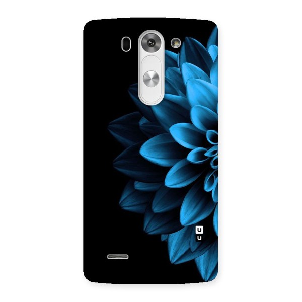 Half Blue Flower Back Case for LG G3 Mini