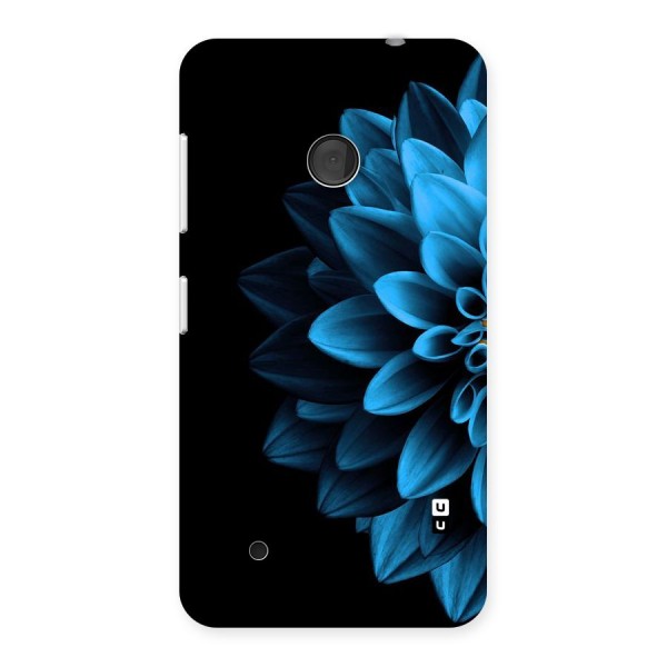 Half Blue Flower Back Case for Lumia 530