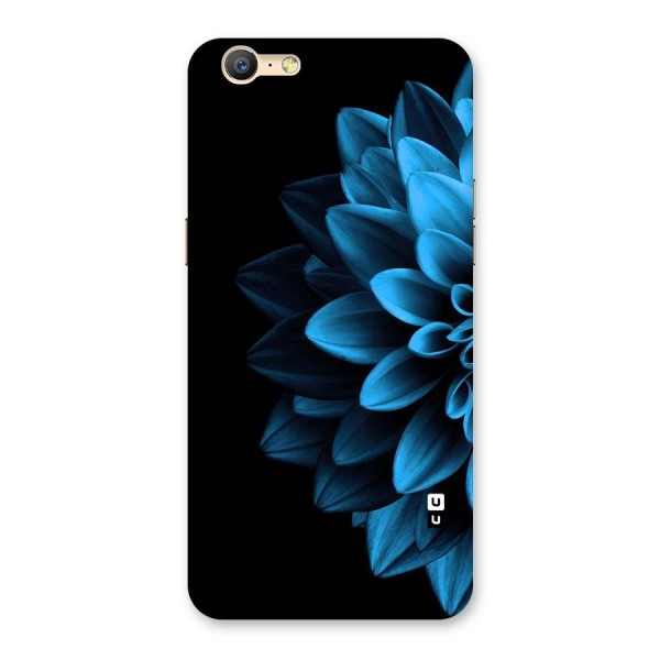 Half Blue Flower Back Case for Oppo A39