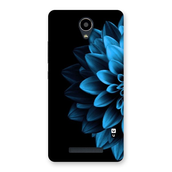 Half Blue Flower Back Case for Redmi Note 2