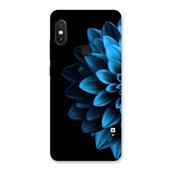Half Blue Flower Back Case for Redmi Note 5 Pro