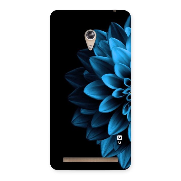 Half Blue Flower Back Case for Zenfone 6