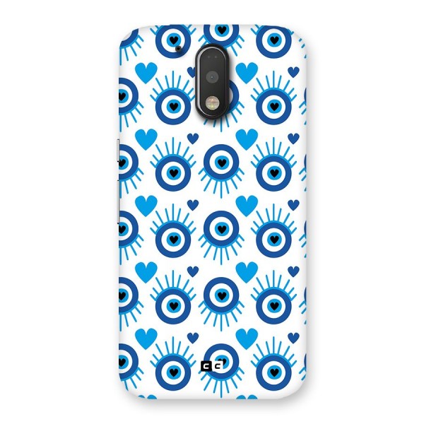 Hands Draw Eye Back Case for Moto G4 Plus