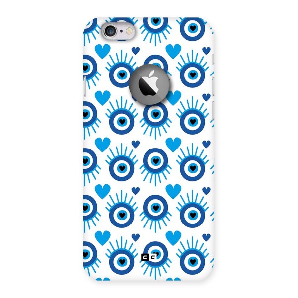 Hands Draw Eye Back Case for iPhone 6 Logo Cut
