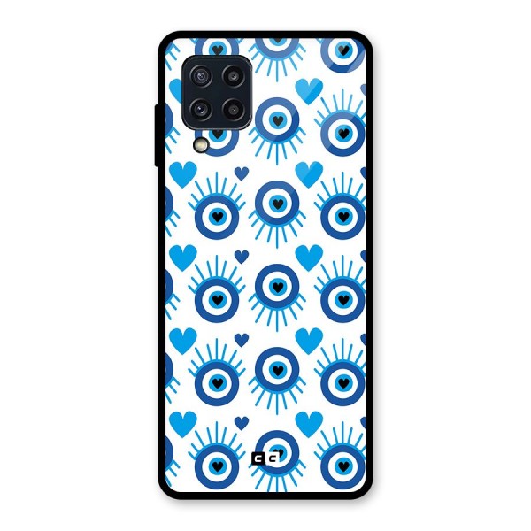 Hands Draw Eye Glass Back Case for Galaxy M32