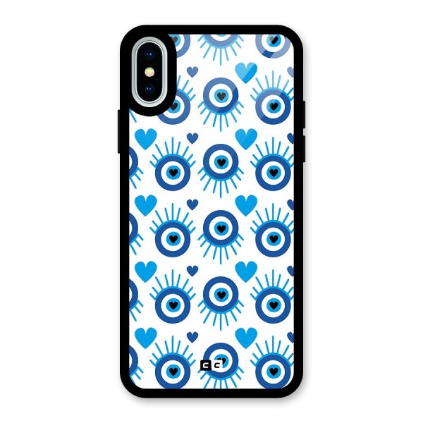 Hands Draw Eye Glass Back Case for iPhone X