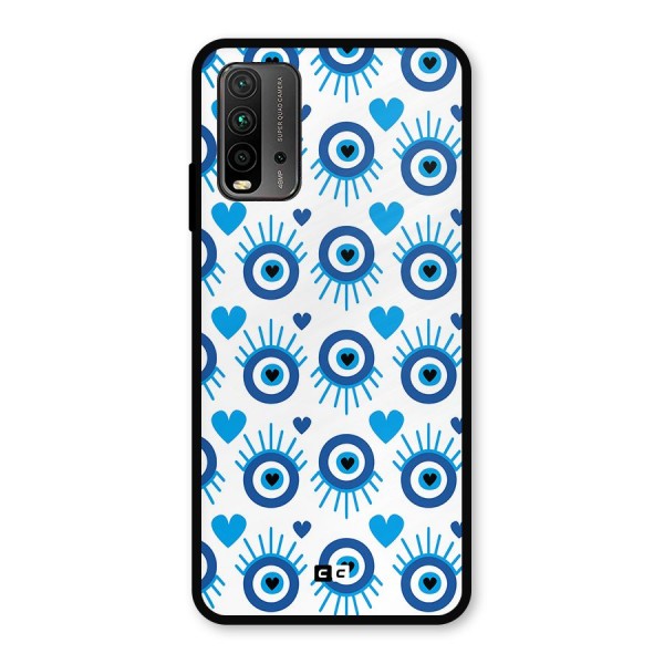 Hands Draw Eye Metal Back Case for Redmi 9 Power