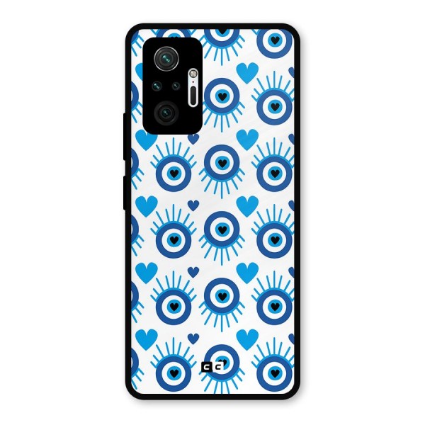 Hands Draw Eye Metal Back Case for Redmi Note 10 Pro Max
