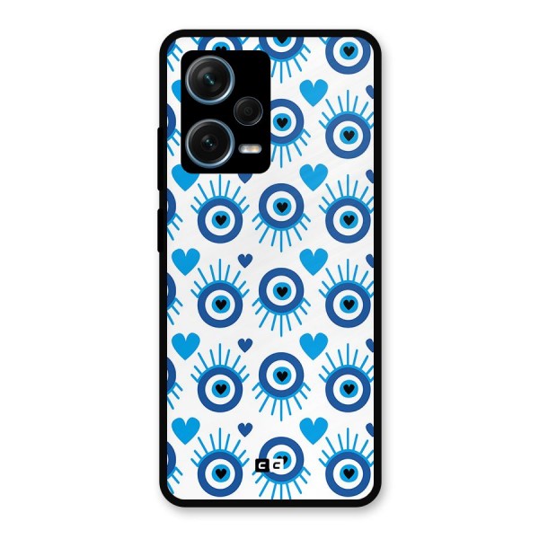 Hands Draw Eye Metal Back Case for Redmi Note 12 Pro Plus 5G