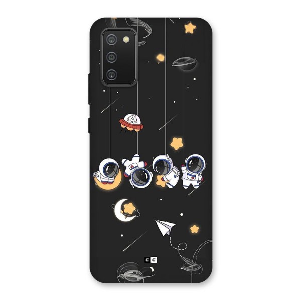 Hanging Astronauts Back Case for Galaxy M02s