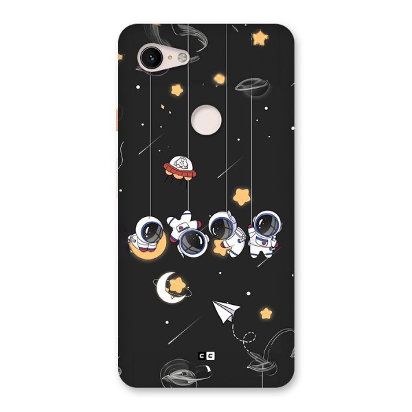 Hanging Astronauts Back Case for Google Pixel 3 XL